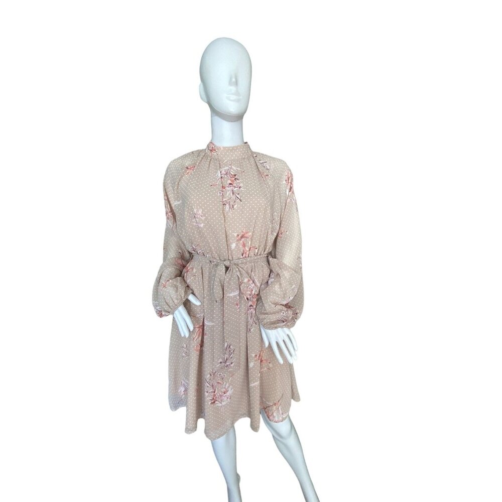 Sadie & Sage Women's Floral Chiffon Dress Size Small NWT